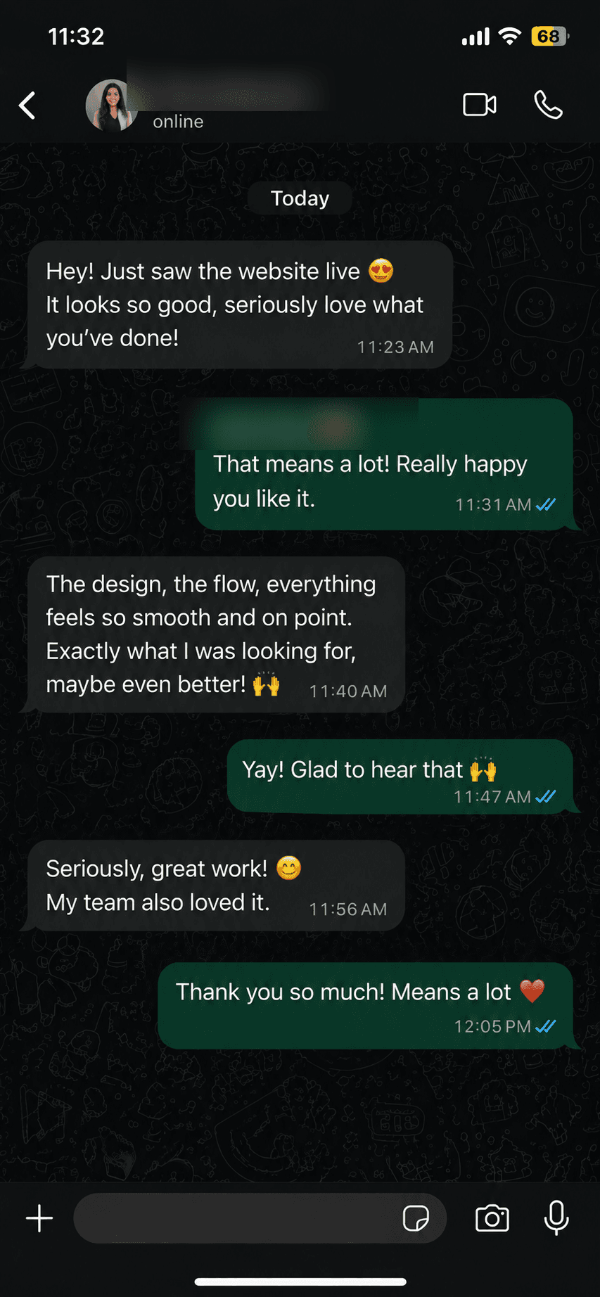WhatsApp Message